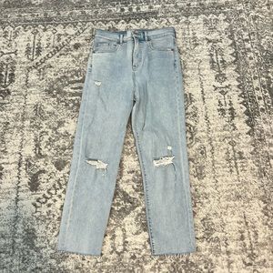 Express light washed jeans worn once. Excellent condition.